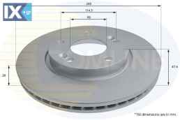 ΕΠΙΧΡΙΣΜΕΝΗ ΔΙΣΚΟΠΛΑΚΑ ΕΜΠΡ. HYUNDAI - K  ADC2824V 517123K010