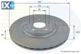 ΔΙΣΚΟΠΛΑΚΑ ΕΜΠΡ. MERCEDES  ADC2828V 2034210412 A2034210412