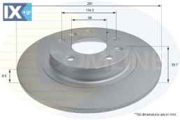 ΕΠΙΧΡΙΣΜΕΝΗ ΔΙΣΚΟΠΛΑΚΑ ΟΠΙΣΘIA  MAZDA  ADC2841 D10E2651