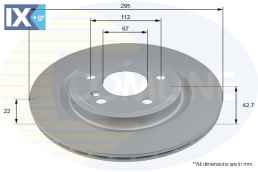ΕΠΙΧΡΙΣΜΕΝΗ ΔΙΣΚΟΠΛΑΚΑ ΟΠΙΣΘIA MERCEDES  ADC2843V 2464230812 A2464230812