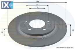 ΔΙΣΚΟΠΛΑΚΑ ΟΠΙΣΘΙΑ  HYUNDAI - ΚΙΑ  ADC2846 584113V500 58411J9500 584113R700 584113V500