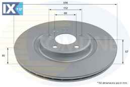 ΕΠΙΧΡΙΣΜΕΝΗ ΔΙΣΚΟΠΛΑΚΑ ΕΜΠΡΟΣΘIA AUDI  ADC2863V 80A615301F 8W0615301AB 8W0615301P