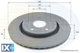 ΕΠΙΧΡΙΣΜΕΝΗ ΔΙΣΚΟΠΛΑΚΑ ΕΜΠΡ JEEP - DODGE  ADC2888V 68035012AB 68035012AC 68035012AD K68035012AB K68035012AD