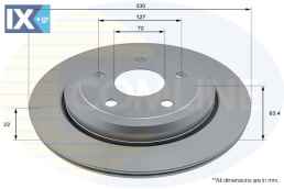 ΕΠΙΧΡΙΣΜΕΝΗ ΔΙΣΚΟΠΛΑΚΑ ΟΠΙΣΘIA JEEP  ADC2889V 68035022AB 68035022AC 68035022AD
