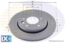 ΕΠΙΧΡΙΣΜΕΝΗ ΔΙΣΚΟΠΛΑΚΑ ΟΠΙΣΘ. VW - MAN  ADC2921V 2N0615601