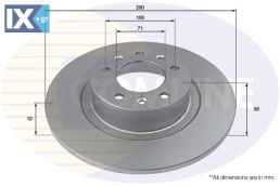 ΕΠΙΧΡΙΣΜΕΝΗ ΔΙΣΚΟΠΛΑΚΑ ΟΠΙΣΘ. PEUGEOT  ADC2980 9683993280 9683993280