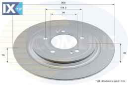 ΕΠΙΧΡΙΣΜΕΝΗ ΔΙΣΚΟΠΛΑΚΑ ΟΠΙΣΘ. HYUNDAI -  ADC2983 58411D3700 58411D7700 58411D7700