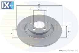 ΕΠΙΧΡΙΣΜΕΝΗ ΔΙΣΚΟΠΛΑΚΑ ΟΠΙΣΘ. AUDI - VW  ADC2995 2Q0615601G 2Q0615601G