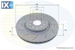 ΕΠΙΧΡΙΣΜΕΝΗ ΔΙΣΚΟΠΛΑΚΑ ΕΜΠΡ. AUDI-SEAT-S  ADC2996V 5Q0615301C