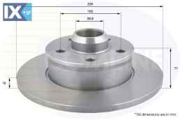 ΔΙΣΚΟΠΛΑΚΑ ΟΠΙΣΘ. VW-SEAT  ADC3001 1J0614149 357615601A 357615601B 1J0614149 357615601A 357615601B