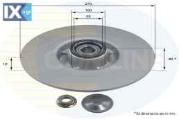 ΕΠΙΧΡΙΣΜΕΝΗ ΔΙΣΚΟΠΛΑΚΑ ΟΠΙΣΘ. RENAULT  ADC3003 7701207898