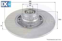 ΔΙΣΚΟΠΛΑΚΑ ΟΠΙΣΘ. RENAULT  ADC3004 7700805006