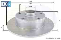 ΔΙΣΚΟΠΛΑΚΑ ΟΠΙΣΘ. AUDI  ADC3006 8D0615601B