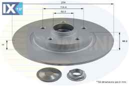 ΕΠΙΧΡΙΣΜΕΝΗ ΔΙΣΚΟΠΛΑΚΑ ΟΠΙΣΘ. RENAULT  ADC3013 402029646R 432000007R 432024048R