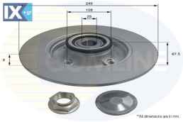 ΕΠΙΧΡΙΣΜΕΝΗ ΔΙΣΚΟΠΛΑΚΑ ΟΠΙΣΘ. CITROEN-PE  ADC3017 4246Z9 424934 E169195 E169506 E169510 4246Z9 424934 E169195 E169506 E169510