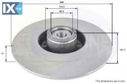 ΔΙΣΚΟΠΛΑΚΑ ΟΠΙΣΘ. RENAULT  ADC3025 402020005R