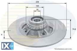 ΔΙΣΚΟΠΛΑΚΑ ΟΠΙΣΘ. RENAULT  ADC3026 7701207611