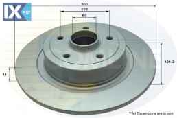 ΕΠΙΧΡΙΣΜΕΝΗ ΔΙΣΚΟΠΛΑΚΑ ΟΠΙΣΘ.  RENAULT  ADC3028 8200266043