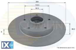 ΕΠΙΧΡΙΣΜΕΝΗ ΔΙΣΚΟΠΛΑΚΑ ΟΠΙΣΘIA RENAULT  ADC3031 432006609R