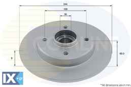 ΔΙΣΚΟΠΛΑΚΑ ΟΠΙΣΘ. CITROEN - DS - PEUGEOT  ADC3037 1623835180 1623835180