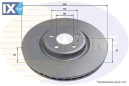 ΔΙΣΚΟΠΛΑΚΑ ΕΜΠΡΟΣ. AUDI  ADC4010V 4M0615301AB 4M0615301AN 80A615301G 4M0615301AB 4M0615301AN 4M0615301P 80A615301G