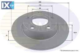 ΔΙΣΚΟΠΛΑΚΑ ΟΠΙΣΘIA AUDI  ADC4019 4B0615601A 4B0615601A