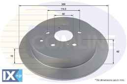 ΔΙΣΚΟΠΛΑΚΑ ΟΠΙΣΘIA LEXUS  ADC4040 424310E020 4243148070