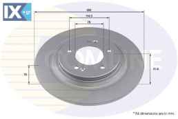 ΔΙΣΚΟΠΛΑΚΑ ΟΠΙΣΘ. KIA  ADC4058 58411D4650