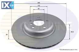 ΔΙΣΚΟΠΛΑΚΑ ΟΠΙΣΘIA BMW  ADC4063V 34216860925