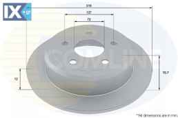 ΔΙΣΚΟΠΛΑΚΑ ΟΠΙΣΘ. JEEP  ADC4072 152060147AA 52060147AA