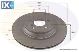 ΔΙΣΚΟΠΛΑΚΑ ΟΠΙΣΘIA MERCEDES  ADC4084V 2214230412 2214231012
