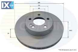 ΕΠΙΧΡΙΣΜΕΝΗ ΔΙΣΚΟΠΛΑΚΑ ΕΜΠΡ. MERCEDES  ADC5002V 0004212412 A0004212412