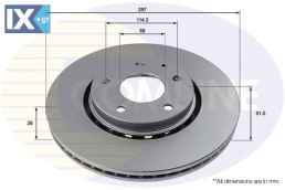 ΔΙΣΚΟΠΛΑΚΑ ΕΜΠΡΟΣΘ. MAZDA  ADC5027V KD453351