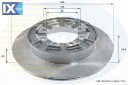 ΔΙΣΚΟΠΛΑΚΑ ΟΠΙΣΘ. IVECO  ADC9108 1908773 1908793 4247111 7180256