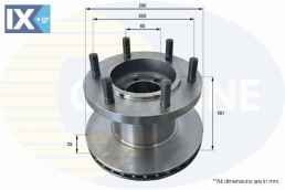 ΔΙΣΚΟΠΛΑΚΑ ΕΜΠΡΟΣΘ.IVECO  ADC9146V 1904693 1904696 98414402