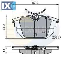 ΣΕΤ ΔΙΣΚΟΦΡΕΝΑ ΟΠΙΣΘ. ALFA ROMEO-FIAT  CBP01012 009945823 71752984 71770989 77362087 77362242 77362354 77365939 7940890 9941606 9945821 9945823 9947938 9950853 0060765020 46602617 60777601 77362242 77