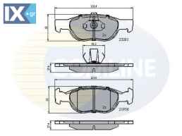 ΣΕΤ ΔΙΣΚΟΦΡΕΝΑ ΕΜΠΡ. FIAT  CBP01018 71752981 71752982 71770963 71772209 77362170 77362190 9947934 9948408 9948410 71752982 77362170 9948408 9948410 71752982 77362170