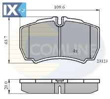ΣΕΤ ΔΙΣΚΟΦΡΕΝΑ ΟΠΙΣΘ. FORD  CBP01034 1501265 1718023 8C1V2M008AB 8C1V2MM008AA 42470841 42555406 42560080 42561101 42561102