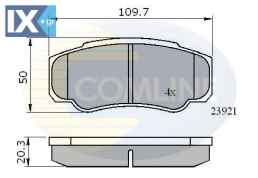 ΣΕΤ ΔΙΣΚΟΦΡΕΝΑ ΟΠΙΣΘ. FIAT-CITROEN-PEUGE  CBP01042 1611457780 425246 425247 425468 E172357 425246 425247 425468 E172357 71752985 71772527 77362274 77364860 9949407 9949408