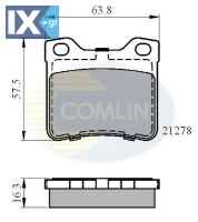ΣΕΤ ΔΙΣΚΟΦΡΕΝΑ ΟΠΙΣΘ. PEUGEOT  CBP01060 1611456880 425130 425208 425266 442760 E172198 E172223 E172280 1611456880 425130 425208 425266 E172198 E172223 E172280