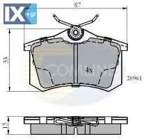 ΣΕΤ ΔΙΣΚΟΦΡΕΝΑ ΟΠΙΣΘ. AUDI-VW-SEAT-NISSA  CBP0108 161698451D 191615415A 191615415D 191698451A 191698451B 191698451C 1H0698451C 1H0698451E 1H0698451F 8E0698451B 8E0698451D 8E0698451E 161698451D 1916154