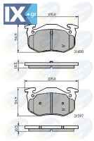 ΣΕΤ ΔΙΣΚΟΦΡΕΝΑ ΟΠΙΣΘ. RENAULT  CBP01080 7701203668 7701203919 7701204036