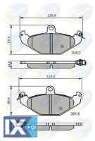 ΣΕΤ ΔΙΣΚΟΦΡΕΝΑ ΟΠΙΣΘ. RENAULT  CBP01081 9199059 B117J0085S 6025308186 7701203124 7701203633 7701203635 7701203726 7701205015 8671016191 4762999