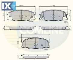 ΣΕΤ ΔΙΣΚΟΦΡΕΝΑ ΕΜΠΡ. MITSUBISHI  CBP01087 MC894589 MK499873