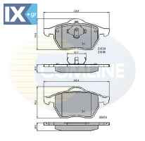 ΣΕΤ ΔΙΣΚΟΦΡΕΝΑ ΕΜΠΡ. AUDI-SKODA-VW  CBP01092 1J0698151L 3A0615116A 3A0615116B 3A0615151 3A0615151A 3A0698151 3A0698151A 4D0698151A 8D0615116B 8D0615116D 8D0698151A 8D0698151C 8D0698151F 8N0698151 1J06