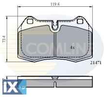 ΣΕΤ ΔΙΣΚΟΦΡΕΝΑ ΕΜΠΡ. BMW  CBP01097 34111161975 34111162210 34111162900 34111163921 34111163922 34111163923 34112227334 34116761249