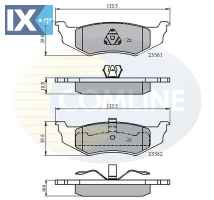 ΣΕΤ ΔΙΣΚΟΦΡΕΝΑ ΟΠΙΣΘ. CHRYSLER  CBP01100 05011630AA 05011631AA 05012651AA 05018208AA 05019767AA 05086567AA 05086567AB 4509374 4720644 4762669 4863784 5011630AA 5018208AA 5086567AA 5086567AB K05011630A