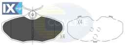 ΣΕΤ ΔΙΣΚΟΦΡΕΝΑ ΟΠΙΣΘ. JAGUAR  CBP01104 1W4Z2200AA 4W4Z2200AA C2C20585 C2C22316 C2C40194 C2C8342 XR812436