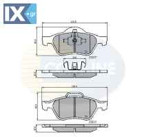ΣΕΤ ΔΙΣΚΟΦΡΕΝΑ ΕΜΠΡ. RENAULT  CBP01115 410600012R 410607690R 7701206598 7701208183 7701209808 8671016178