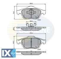 ΣΕΤ ΔΙΣΚΟΦΡΕΝΑ ΕΜΠΡ. RENAULT  CBP01116 410607716R 7701206599 7701206747 7701207615 7701207977 7701208182 7701209810 7702207615